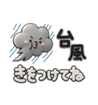 毎年使える♡夏のかわいい立体スタンプ（個別スタンプ：36）