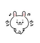 動く♪毎日使えるゆるうさ10（個別スタンプ：1）
