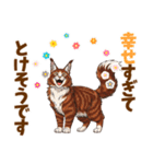 気持ち伝わる♡メインクーンのひとこと（個別スタンプ：8）