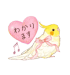 aoamoインコの敬語3（個別スタンプ：11）
