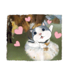 だる猫家族 15 - 世界の名画（個別スタンプ：5）