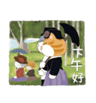だる猫家族 15 - 世界の名画（個別スタンプ：38）