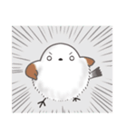 毎日使える挨拶返事✴︎まるふわシマエナガ（個別スタンプ：36）
