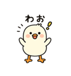 ひよこの返信スタンプ（個別スタンプ：15）