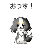 キャバリアの姫と殿 その1（個別スタンプ：21）