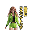 仮装女子_パリピ編（個別スタンプ：4）
