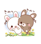 春夏用♡ラブラブうさぎのカップルスタンプ（個別スタンプ：24）