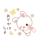 春夏用♡ラブラブうさぎのカップルスタンプ（個別スタンプ：25）