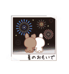 春夏用♡ラブラブうさぎのカップルスタンプ（個別スタンプ：36）