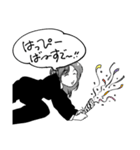 人々64(生首編)（個別スタンプ：2）