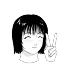 人々64(生首編)（個別スタンプ：13）