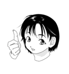 人々64(生首編)（個別スタンプ：14）