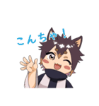 柴犬のくろ太くん（個別スタンプ：1）