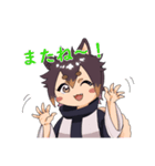 柴犬のくろ太くん（個別スタンプ：2）