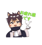 柴犬のくろ太くん（個別スタンプ：4）