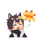 柴犬のくろ太くん（個別スタンプ：5）