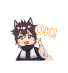 柴犬のくろ太くん（個別スタンプ：8）