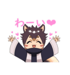 柴犬のくろ太くん（個別スタンプ：9）