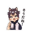 柴犬のくろ太くん（個別スタンプ：10）