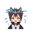 柴犬のくろ太くん（個別スタンプ：14）