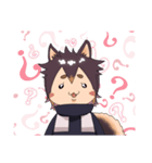柴犬のくろ太くん（個別スタンプ：16）