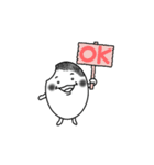 動く♪おこめのつぶこちゃん（個別スタンプ：12）