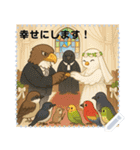 ことりの小鳥たちがメッセージを届けるよ（個別スタンプ：21）