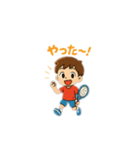 テニスボーイ 初級者（個別スタンプ：3）