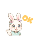 カラフルポップでメルヘンなうさぎスタンプ（個別スタンプ：2）