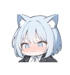 ねこ耳ロックガール(SDキャラ)（個別スタンプ：15）