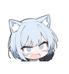 ねこ耳ロックガール(SDキャラ)（個別スタンプ：24）