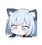 ねこ耳ロックガール(SDキャラ)（個別スタンプ：25）