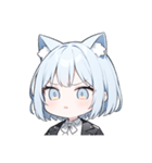 ねこ耳ロックガール(SDキャラ)（個別スタンプ：26）