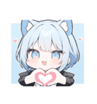 ねこ耳ロックガール(SDキャラ)（個別スタンプ：28）