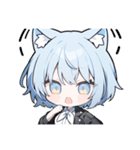 ねこ耳ロックガール(SDキャラ)（個別スタンプ：31）
