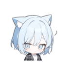 ねこ耳ロックガール(SDキャラ)（個別スタンプ：38）