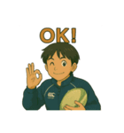 ラグビー部員の日常会話（個別スタンプ：33）