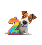 6月に使える3D犬（個別スタンプ：2）