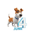 6月に使える3D犬（個別スタンプ：4）