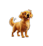 6月に使える3D犬（個別スタンプ：32）