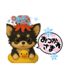 可愛ぃ～ワンコたちだワン♡②（個別スタンプ：3）