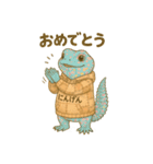 れぷてぃりあん（トゲオアガマ編）（個別スタンプ：9）
