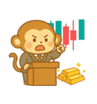 モンキーベイビーズの生活 (漢字) Ver4（個別スタンプ：32）