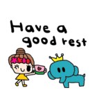 nenerin日常会話スタンプ329英語気遣い（個別スタンプ：23）