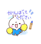 しろうさぎ【クレヨン】（個別スタンプ：23）