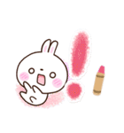 しろうさぎ【クレヨン】（個別スタンプ：35）