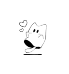 たぶん猫の幽霊（個別スタンプ：23）
