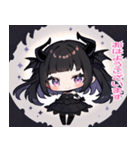 毎日使える悪魔少女スタンプ（個別スタンプ：1）