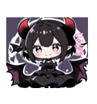 毎日使える悪魔少女スタンプ（個別スタンプ：2）