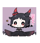 毎日使える悪魔少女スタンプ（個別スタンプ：5）